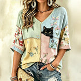 Vintage Bluza S Cvjetnim Uzorkom