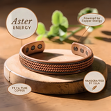Ella's Aster Copper Bracelet