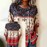 Vintage Bluzica S Cvjetnim Uzorkom