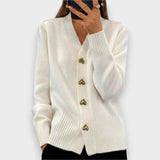 Armelle | Elegantni Kardigan sa Dugmadima u Obliku Srca