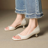 Celin | Peep Toe Cipele od Prave Kože