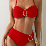 Dorada | Bikini Bandeau s Zlatnim Oprugama