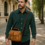 Oliver™ | Kvadratna Retro Torba za Ramena