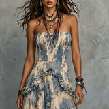 Rosalind | Halter 3D Cvjetna Maxi Haljina