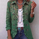 Cosima | Boho paisley jakna s volanima