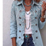Emilia | Vintage paisley jakna s volanima