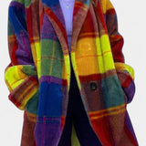 Ramona | Bold Checked Oversized Coat