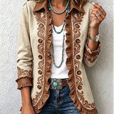 Ottavia | Vintage cvjetna boho jakna s volanima